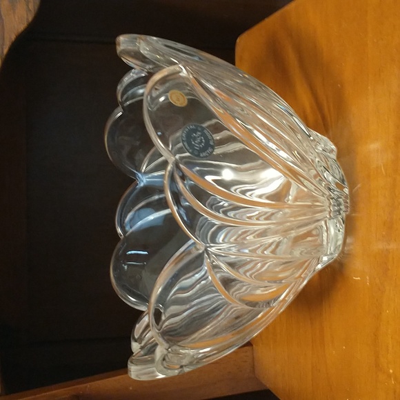 Vintage Lenox Arctic Bloom Lead Crystal Bowl - Picture 3 of 8